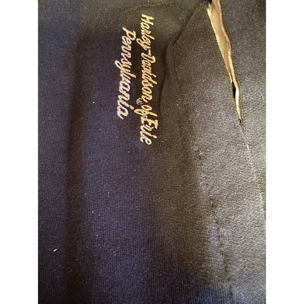 Harley Davidson Bling Women's Size Xl Black Full Zip Hoodie Sweatshirt EUC A30 - Picture 4 of 9